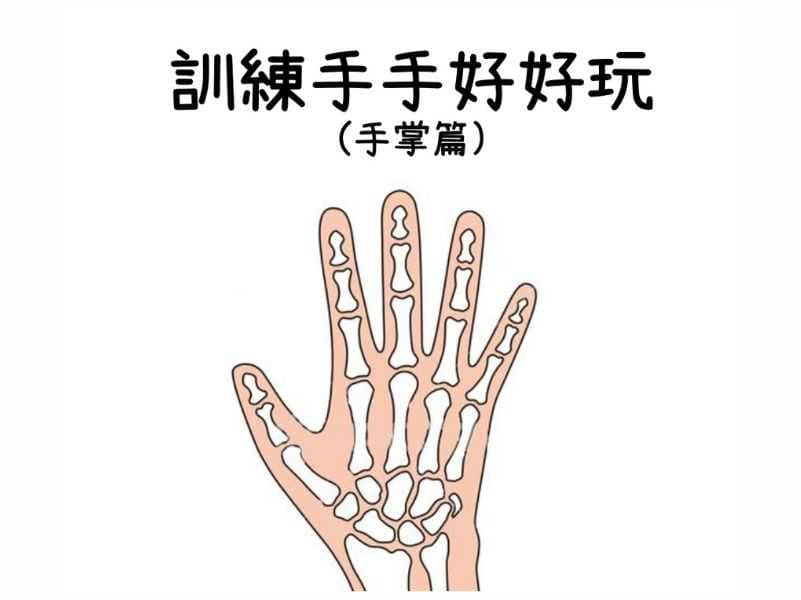 【小兒職能】訓練手手好好玩－手掌篇