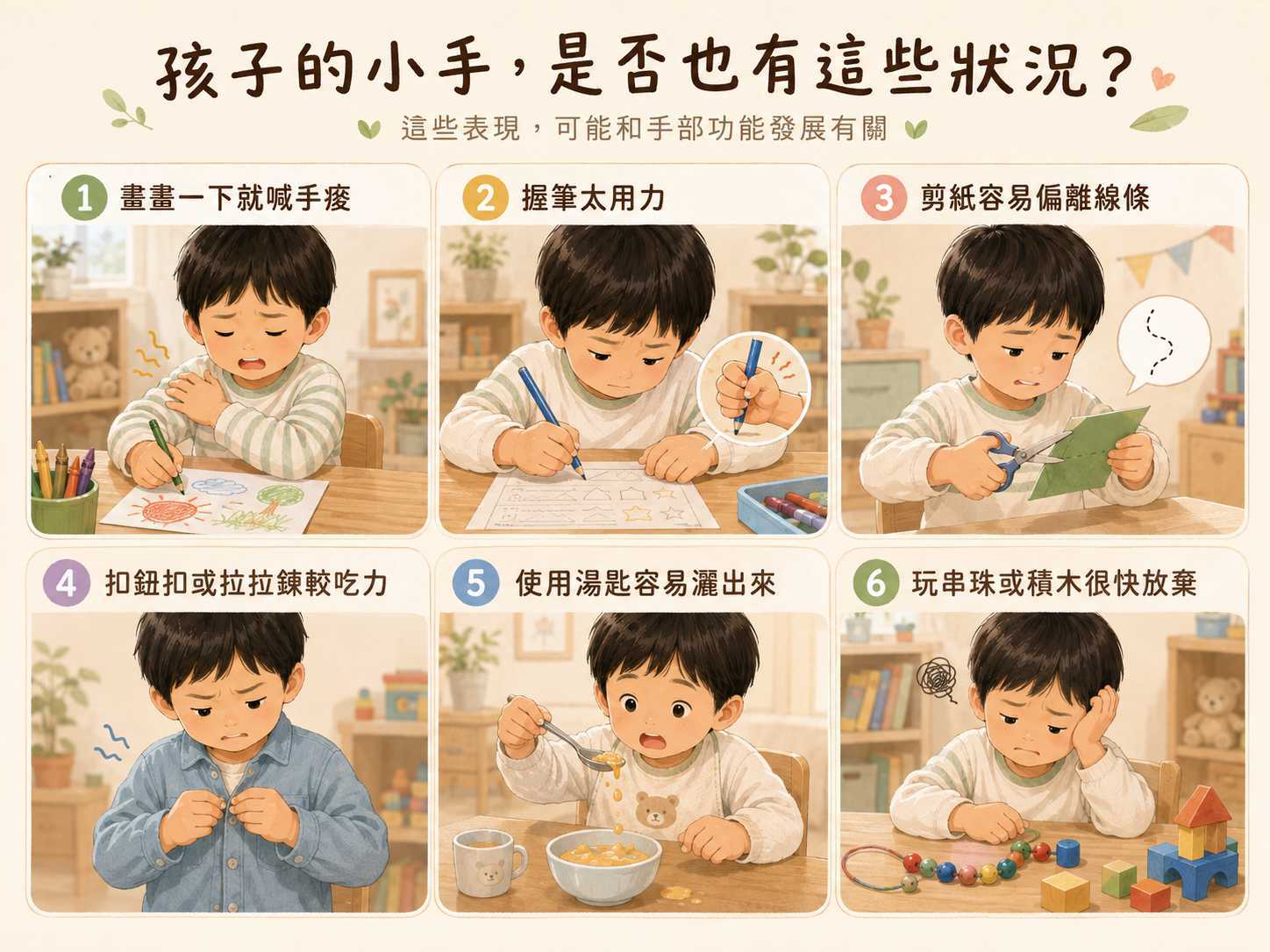 玩出好手力 兒童手功能發展的重要性