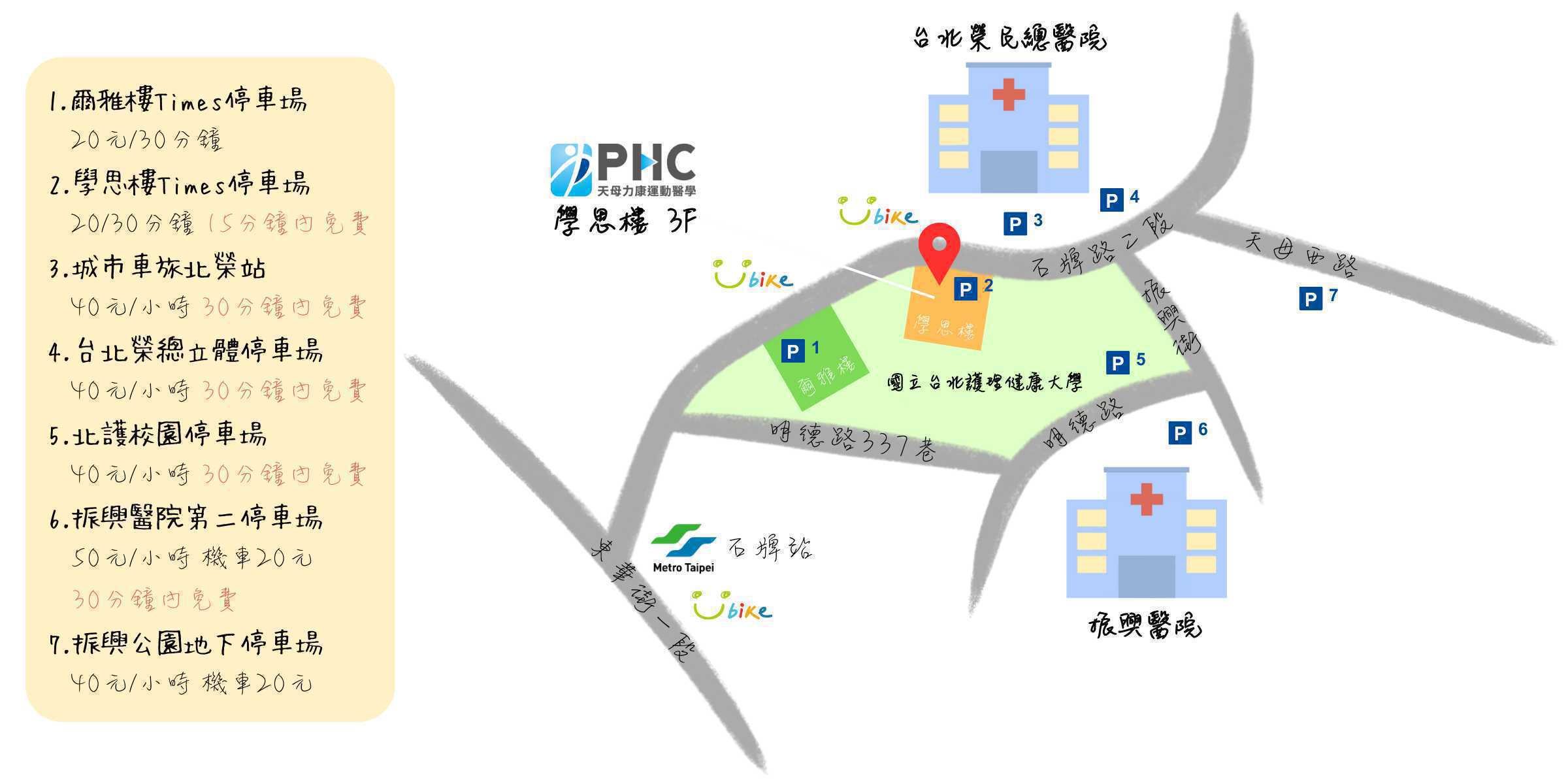 天母力康運動醫學/運動表現中心 地圖